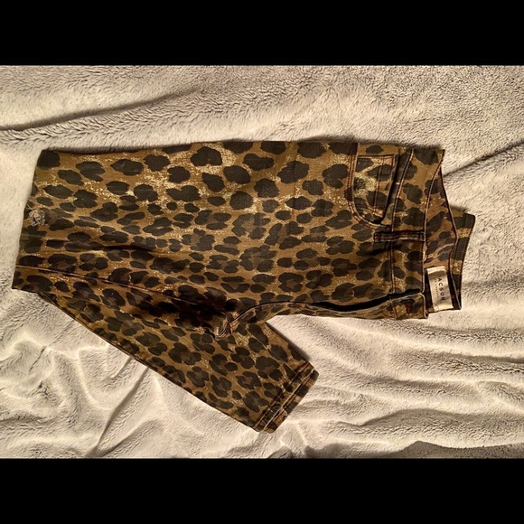 Pacsun Cheetah distressed stretch skinny jean - Picture 1 of 5